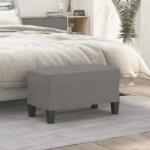 vidaXL Banca, gri închis, 70x35x41 cm, textil GartenMobel Dekor (349432)