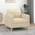 vidaXL Fotoliu canapea, crem, 60 cm, material textil GartenMobel Dekor (359077) Canapea