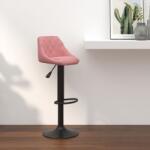 vidaXL Scaun de bar, roz, catifea GartenMobel Dekor (335343)