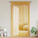 vidaXL Perdele sir 2 buc Aur 100x250 cm GartenMobel Dekor (4102035)