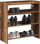 vidaXL Pantofar, Lemn vechi, 60x25x62 cm, lemn compozit GartenMobel Dekor (859894) Pantofar