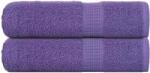 vidaXL Prosoape de dus 2 buc Violet 70x140 cm 360 g/m2 100% bumbac GartenMobel Dekor (136881) Prosop
