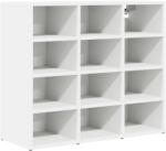 vidaXL Dulap pentru pantofi Alb 77, 5 x 30 x 67 cm Lemn compozit GartenMobel Dekor (808711) Pantofar