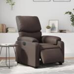 vidaXL Fotoliu rabatabil electric, maro, piele ecologica GartenMobel Dekor (3204874)
