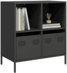 vidaXL Dulap, negru, 68x39x73, 5 cm, otel laminat la rece GartenMobel Dekor (851358) Comoda