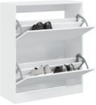 vidaXL Pantofar, alb, 80x34x96, 5 cm, lemn compozit GartenMobel Dekor (839966) Pantofar