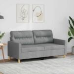 vidaXL Canapea cu 2 locuri, gri deschis, 140 cm, material textil GartenMobel Dekor (359235) Canapea