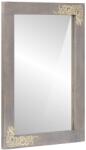 vidaXL Oglinda pentru baie cu oglinda Gri 70 x 50 x 2, 5 cm GartenMobel Dekor (4018803)