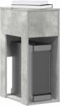 vidaXL Suport turn computer cu sertar gri beton 30x44x74 cm GartenMobel Dekor (858734)