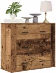 vidaXL Dulap, lemn vechi, 80x33x70 cm, lemn prelucrat GartenMobel Dekor (857085) Comoda
