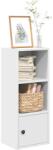 vidaXL Biblioteca, alb, 31x24x77 cm, lemn prelucrat GartenMobel Dekor (860328) Biblioteca