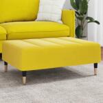 vidaXL Taburet, galben, 77x55x31 cm, catifea GartenMobel Dekor (4007397)