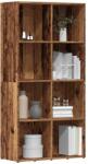 vidaXL Dulap cu carti din lemn vechi 66x30x130 cm lemn prelucrat GartenMobel Dekor (855778) Biblioteca