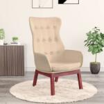 vidaXL Scaun de relaxare, crem, material textil GartenMobel Dekor (341270)