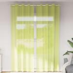 vidaXL Perdele Voile cu Oeje 2 buc Verde mar 140x300 cm GartenMobel Dekor (4102058)