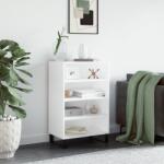 vidaXL Dulap înalt, alb, 57x35x90 cm, lemn compozit GartenMobel Dekor (827236) Comoda
