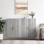 vidaXL Dulapuri montate pe perete, 2 buc, gri sonoma, 69, 5x34x90 cm GartenMobel Dekor (3195617) Comoda