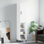 vidaXL Dulap înalt, alb, 34, 5x34x180 cm, lemn prelucrat GartenMobel Dekor (3198977) Comoda