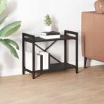 vidaXL Biblioteca Stejar negru 60 x 30 x 48.5 cm Lemn compozit GartenMobel Dekor (868401) Biblioteca