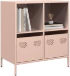 vidaXL Dulap, roz, 68x39x73, 5 cm, otel laminat la rece GartenMobel Dekor (851359) Comoda