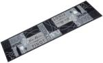 vidaXL Covor de bucatarie lavabil Wine, gri, 60x300 cm, catifea GartenMobel Dekor (4005601) Pres