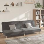 vidaXL Canapea extensibila cu 2 locuri, gri deschis, tesatura GartenMobel Dekor (375723) Canapea