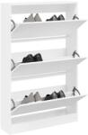 vidaXL Pantofar, alb, 80x21x125, 5 cm, lemn compozit GartenMobel Dekor (839924) Pantofar