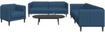 vidaXL Set canapele, 3 piese, albastru, material textil GartenMobel Dekor (3209235) Canapea
