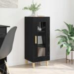 vidaXL Bufet Stejar Negru 34.5 x 32.5 x 90 cm Lemn compozit GartenMobel Dekor (880972) Comoda