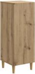 vidaXL Bufet Stejar Artizanal 33 x 34, 5 x 90 cm Lemn prelucrat GartenMobel Dekor (894604) Comoda