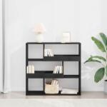 vidaXL raft de carti Stejar Negru 100 x 33 x 94, 5 cm Lemn compozit GartenMobel Dekor (8004695) Biblioteca