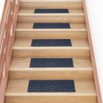 vidaXL Covorase autoadezive pentru scari, 30 buc. , 60x25 cm, gri, albastru, dreptunghiulare GartenMobel Dekor (3365708) Covor