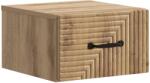 vidaXL Noptiera suspendata stejar artizanal cu sertar, 34, 5 x 33 x 20 cm (898613)