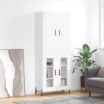 vidaXL Dulap înalt, alb, 69, 5x34x180 cm, lemn compozit GartenMobel Dekor (3195739) Comoda