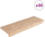 vidaXL Covorase pentru scari, 30 buc. , 65x21x4 cm, margini dreptunghiulare aurii GartenMobel Dekor (3365834) Covor