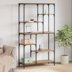 vidaXL Raft pentru carti Stejar Artizanal 99 x 35, 5 x 176 cm GartenMobel Dekor (882776) Biblioteca