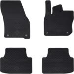 vidaXL Covor pentru masina 4 pcs Negru Cauciuc GartenMobel Dekor (42029137)