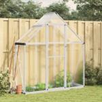 vidaXL Sere cu cadru de baza, argintiu, 169x58x195 cm, aluminiu GartenMobel Dekor (4005816)