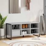 vidaXL Dulap pentru pantofi Gri Sonoma 60 x 35 x 44 cm Lemn compozit GartenMobel Dekor (886453) Pantofar