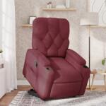 vidaXL Fotoliu rabatabil cu ridicare, rosu vin, material textil GartenMobel Dekor (3204713)