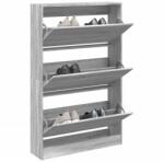 vidaXL Pantofar, gri sonoma, 80x21x125, 5 cm, lemn prelucrat GartenMobel Dekor (839929) Pantofar