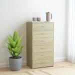 vidaXL Servanta cu 6 sertare, stejar Sonoma, 50 x 34 x 96 cm, PAL GartenMobel Dekor (800669) Comoda