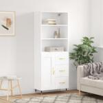 vidaXL Dulap înalt, alb, 69, 5x34x180 cm, lemn compozit GartenMobel Dekor (3189997) Comoda