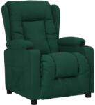 vidaXL Fotoliu rabatabil, verde închis, material textil GartenMobel Dekor (339054)
