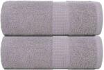 vidaXL Prosoape de sapun 2 buc Gri 30x30 cm 360 g/m2 100% bumbac GartenMobel Dekor (136824) Prosop