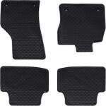 vidaXL Covor pentru masina 4 pcs Negru Cauciuc GartenMobel Dekor (42029071)