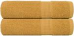 vidaXL Prosoape de mana 2 buc Aur 50x100 cm 360 g/m2 100% bumbac GartenMobel Dekor (136806) Prosop