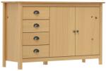 vidaXL Servanta Hill, maro miere, 130x40x80 cm, lemn masiv de pin GartenMobel Dekor (288931) Comoda