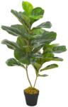 vidaXL Planta artificiala ficus cu ghiveci, verde, 90 cm GartenMobel Dekor (280172)