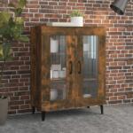 vidaXL Dulap, stejar fumuriu, 69, 5x34x90 cm, lemn compozit GartenMobel Dekor (817336) Comoda